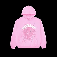 Sp5der Web Hoodie Pink