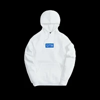 Kith Hebrew Script Hoodie White