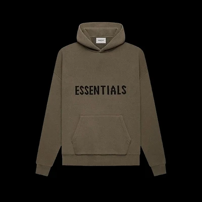 Essentials Knit Hoodie Harvest