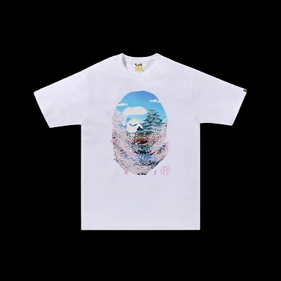 Bape Sakura Photo Head W Building Tee