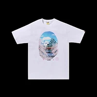 Bape Sakura Photo Head W Building Tee
