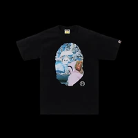 Bape Sakura Photo Tee W Head Black