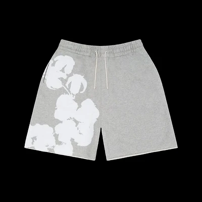Denim Tears Big Cotton Wreath Sweat Shorts 'Grey'