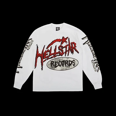 Hellstar Records long-sleeve white