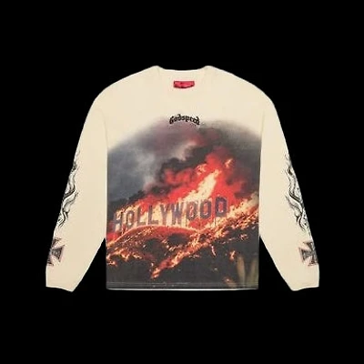 Godspeed Hollywood Inferno LS T-shirt (Bone)