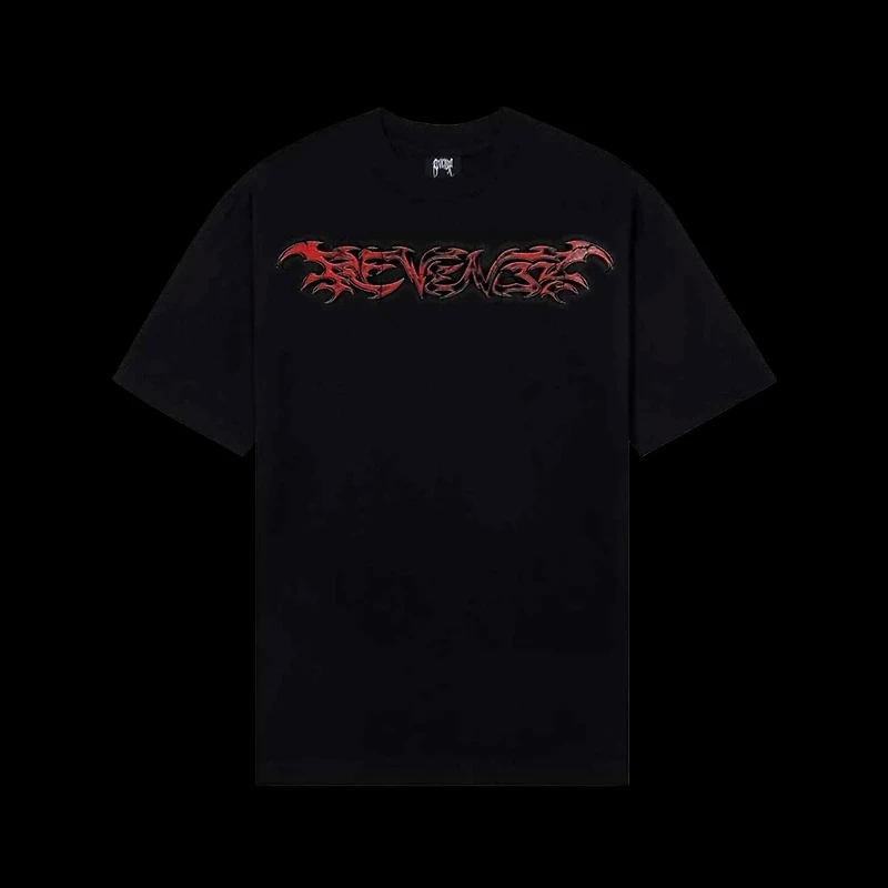 Revenge Spine Tee Black