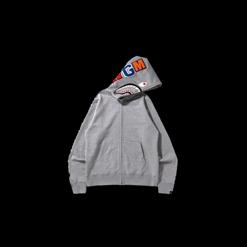 Bape Grey Zip Up