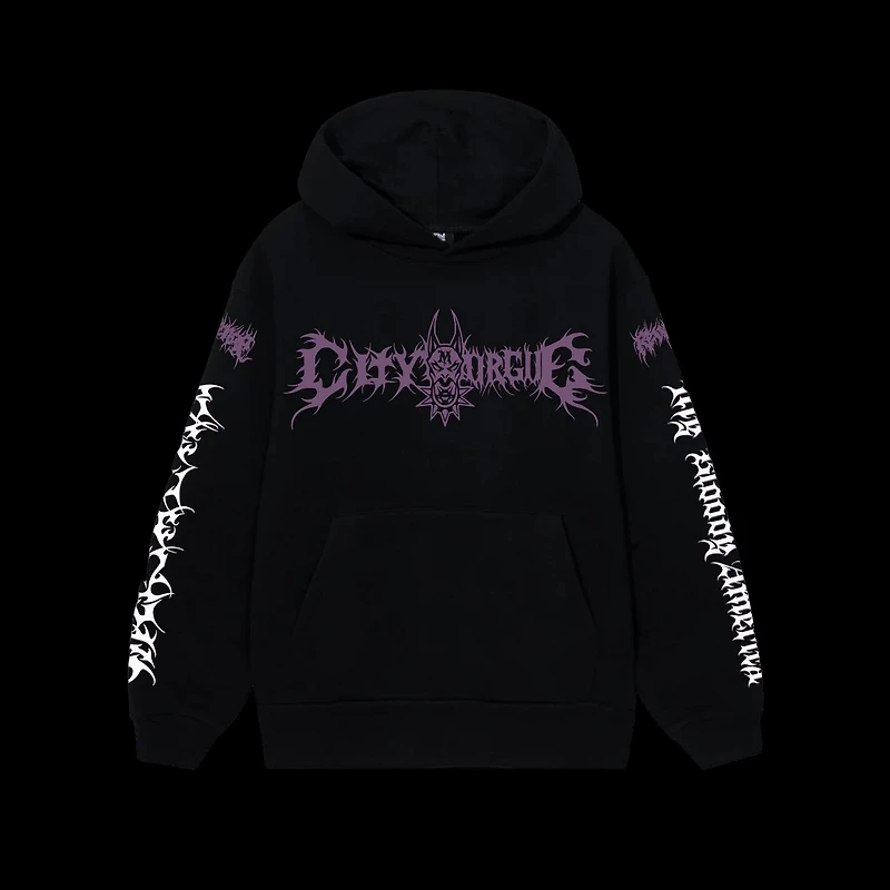Revenge Metal Tour hoodie Black Purple