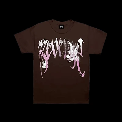 Revenge Graffiti Dove Tee Brown