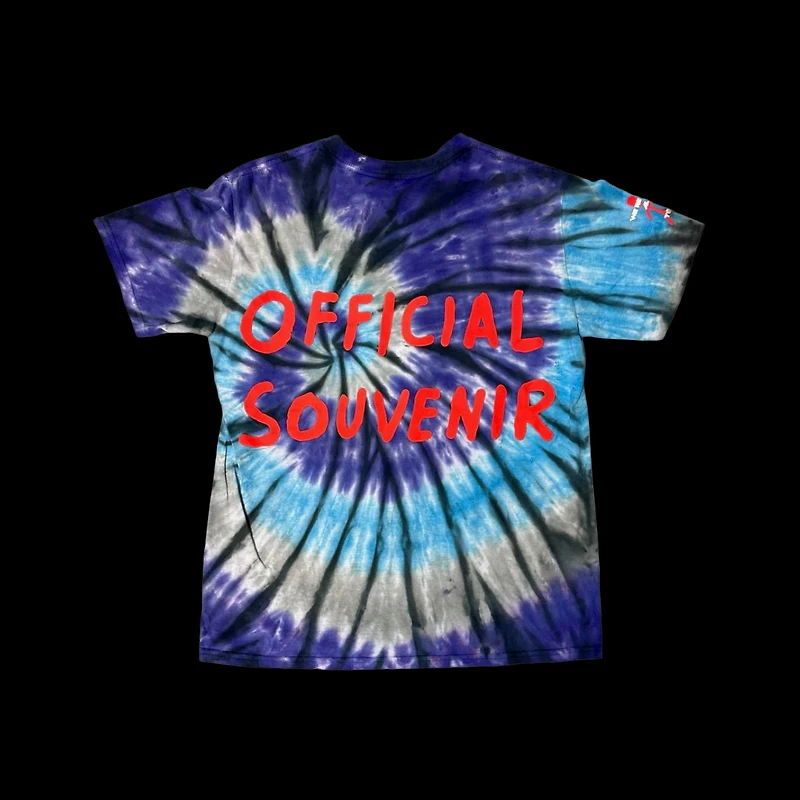 Travis Scott Official souvenier tee Tie Dye
