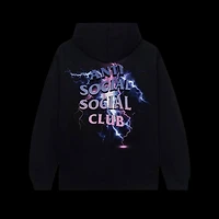 Anti-Social Bolt From The Blue Hoodie Black