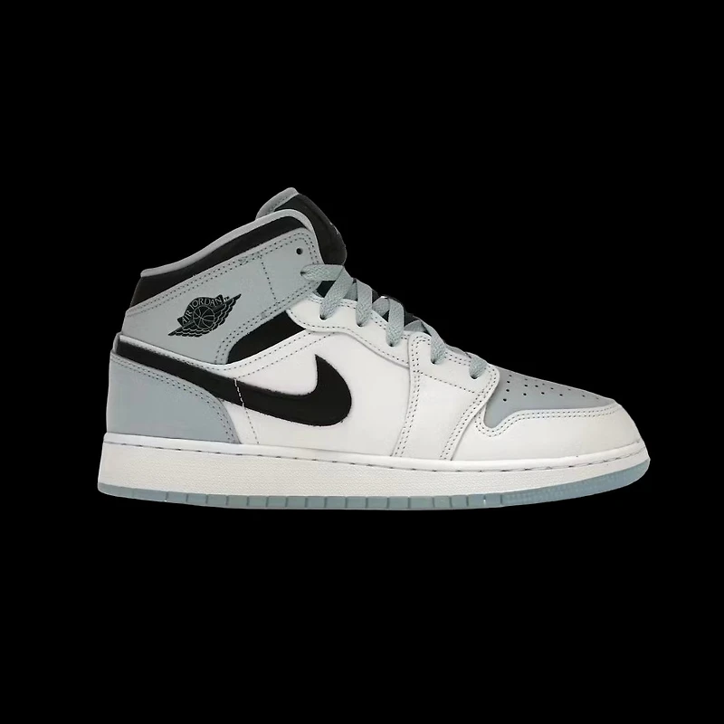 Air Jordan 1 Mid SE GS 'White Ice Blue'