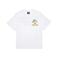 MR. Enjoy Da Money Rainbow White Tee
