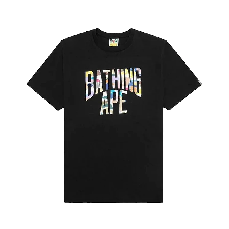 BAPE Multi Camo NYC Logo Tee 'Black'