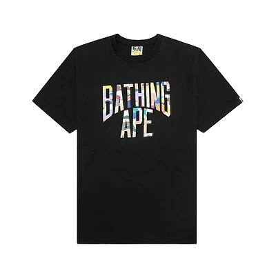 BAPE Multi Camo NYC Logo Tee 'Black'