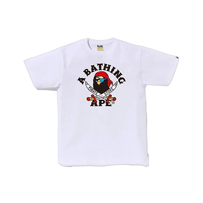 Bape Ape Pirate Tee White