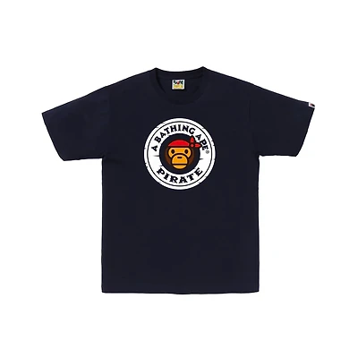 Bape Milo Pirate Tee Navy