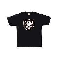 Bape Ape Crossbone Tee Black