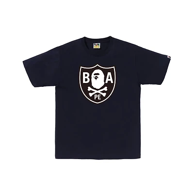 Bape Ape Crossbone Tee navy