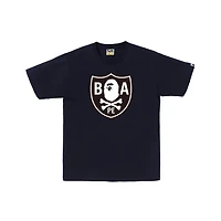 Bape Ape Crossbone Tee navy