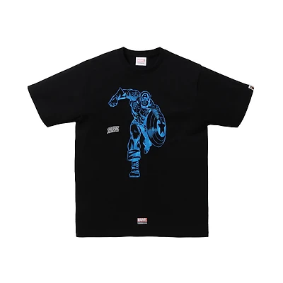 BAPE x Marvel Comics Captain America T-Shirt 'Black'