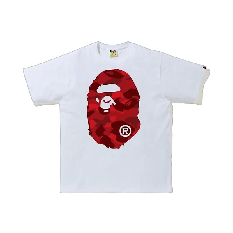 Bape Red Big Head Tee