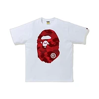 Bape Red Big Head Tee