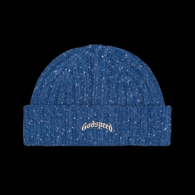 Godspeed Og Logo Emblem Beanie Blue Speckle