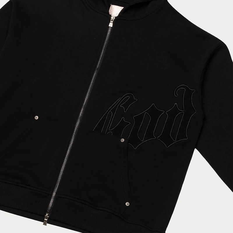 *Sold As Set* GodSpeed OG Logo Sweatsuit (Double Black)