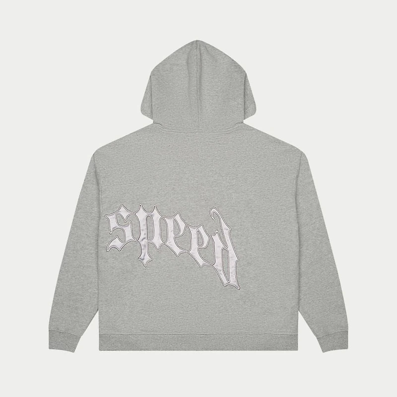 *Sold As Set* GodSpeed OG Logo Sweatsuit V2 (Grey/Silver Satin)