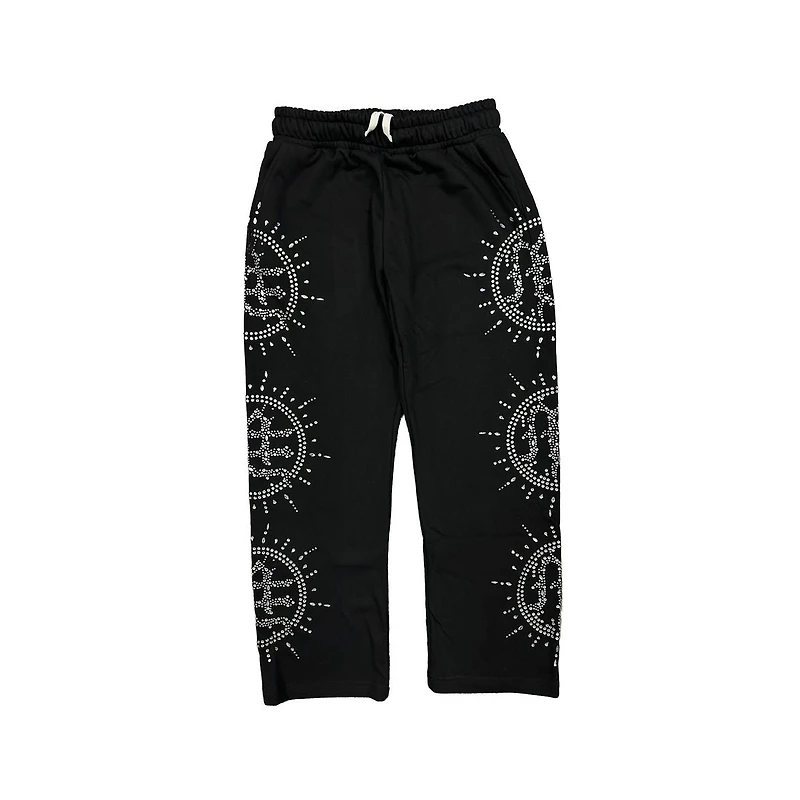 Mixed Emotion "Eclipse" Black Rhinestone Sweatpant