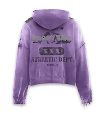 TRIPLE SEVENS TRAP REVERSIBLE ZIP UP HOODIE BLACK