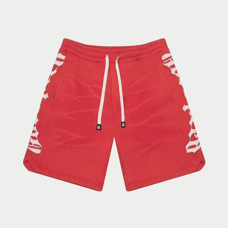 Godspeed CourtSide Shorts Red Tie Dye
