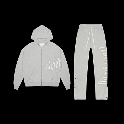 *Sold As Set* Godspeed Sweatsuit V2 Heather Grey