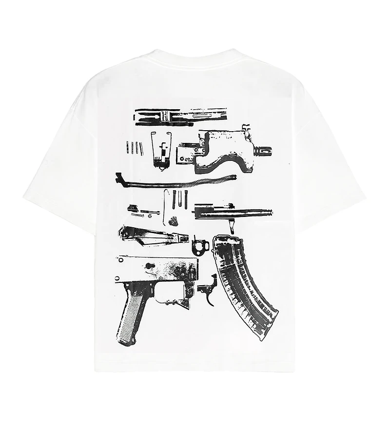 KIXKZ CLOTHING DRACO WE TRUST TEE WHITE/BLACK