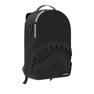 SPRAYGROUND RUBBER SHARK BLACKOUT WHITE TAPE