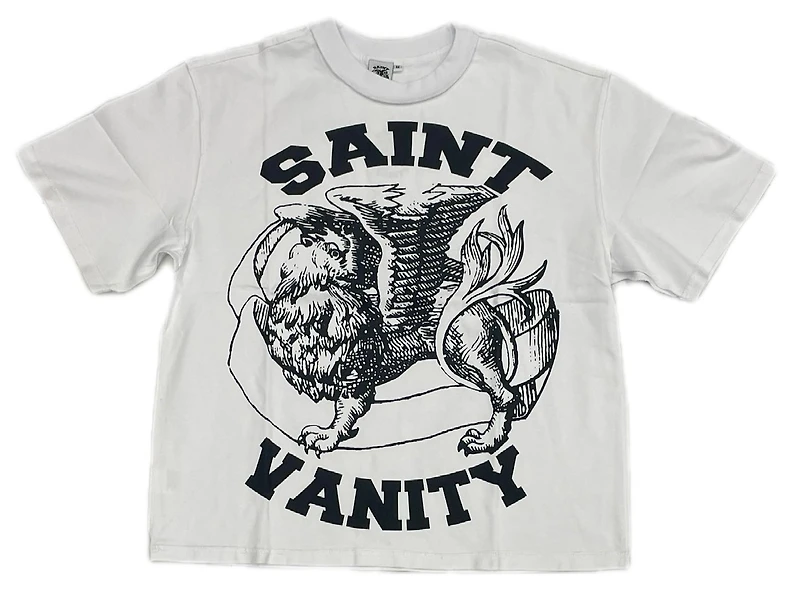 Saint Vanity Griffen Tee White Black