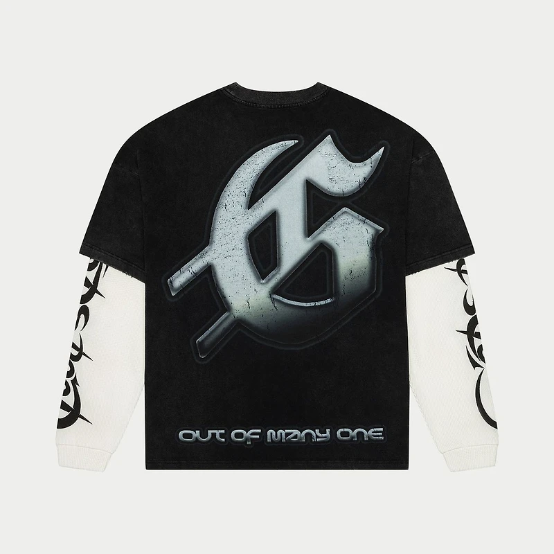 Godspeed Sunken Liberty 2 Layered T-Shirt Black