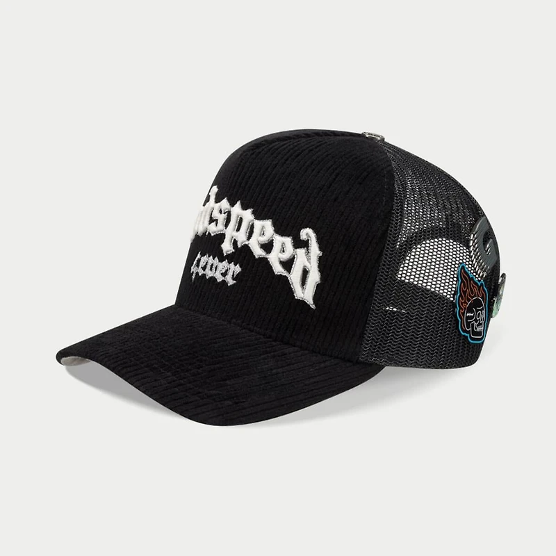 GodSpeed GS FOREVER TRUCKER HAT (Black Corduroy)