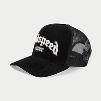GodSpeed GS FOREVER TRUCKER HAT (Black Corduroy)