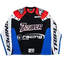 Triple Sevens x Sniper Gang Moto Jersey Blue