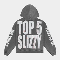 GodSpeed Top 5 Slizzy VVS Hoodie (Grey Wash)