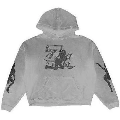 Triple Sevens x Booby Trap Logo Hoodie Grey