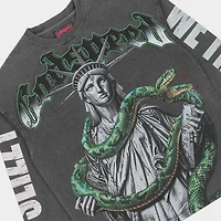 GodSpeed Top 5 Slizzy LS (Grey Wash)