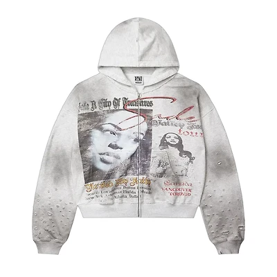 Vale Forever Valley Fest Zip Up Hoodie 'Grey'