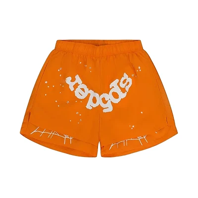 Sp5der OG Web Double Layer Short 'Orange'