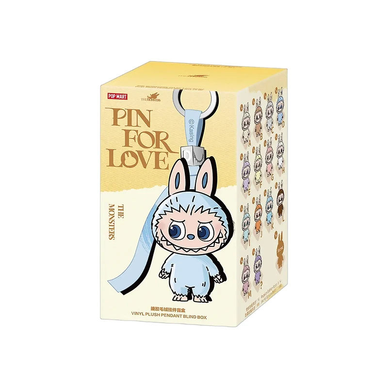 Pop Mart Labubu THE MONSTERS Pin for Love Series A-M Vinyl Plush Pendant Blind Box 'Mystery'