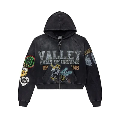 Vale Forever Army Zip Up 'Black'