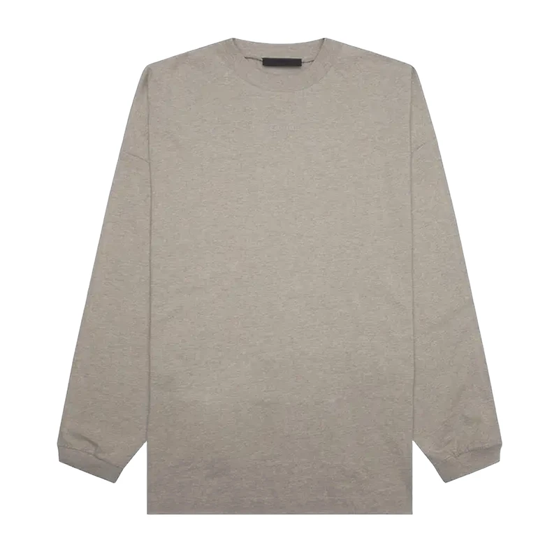 Fear of God Essentials Long-Sleeve Tee 'Core Heather'
