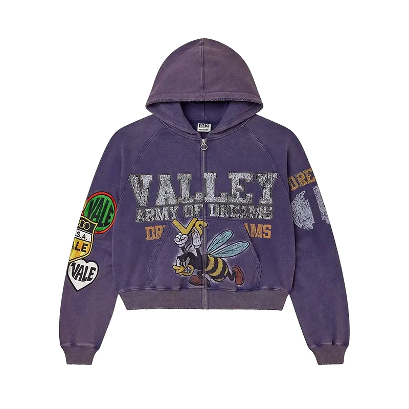 Vale Forever Army Zip Up 'Purple'